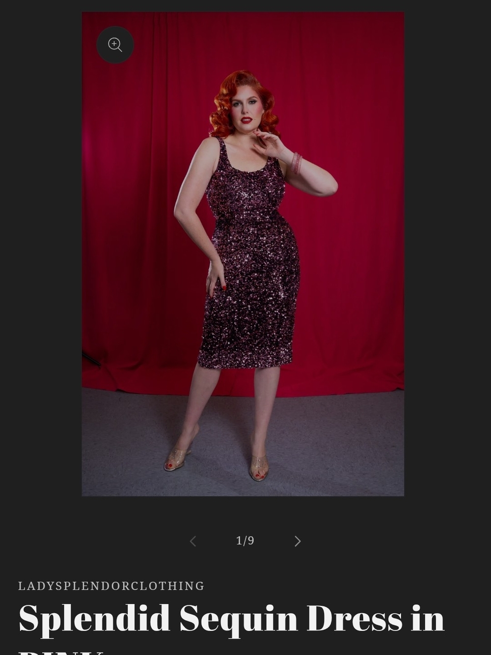 Splendid Sequin Dress In Pink-XS